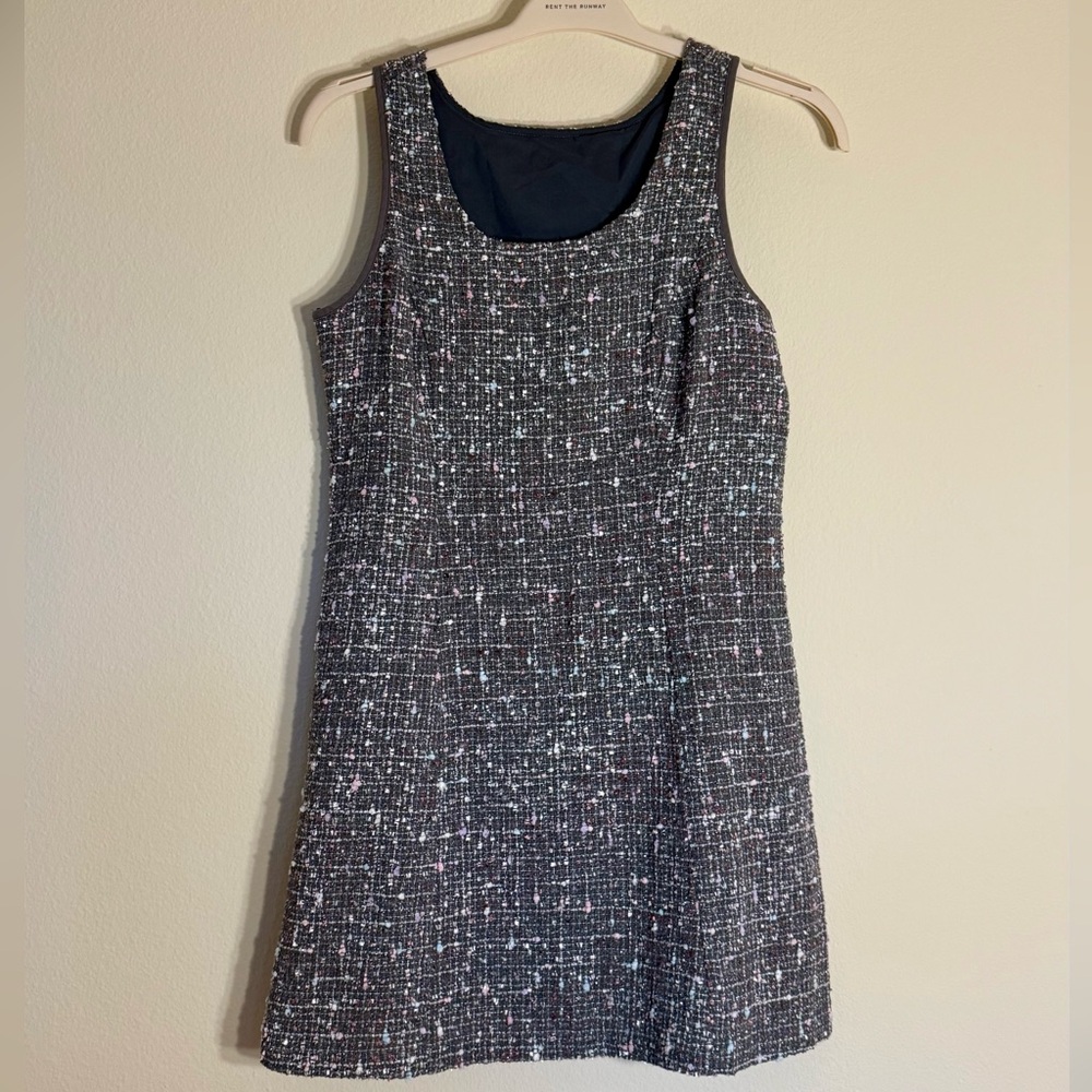 Elegant Tweed Sleeveless Dress